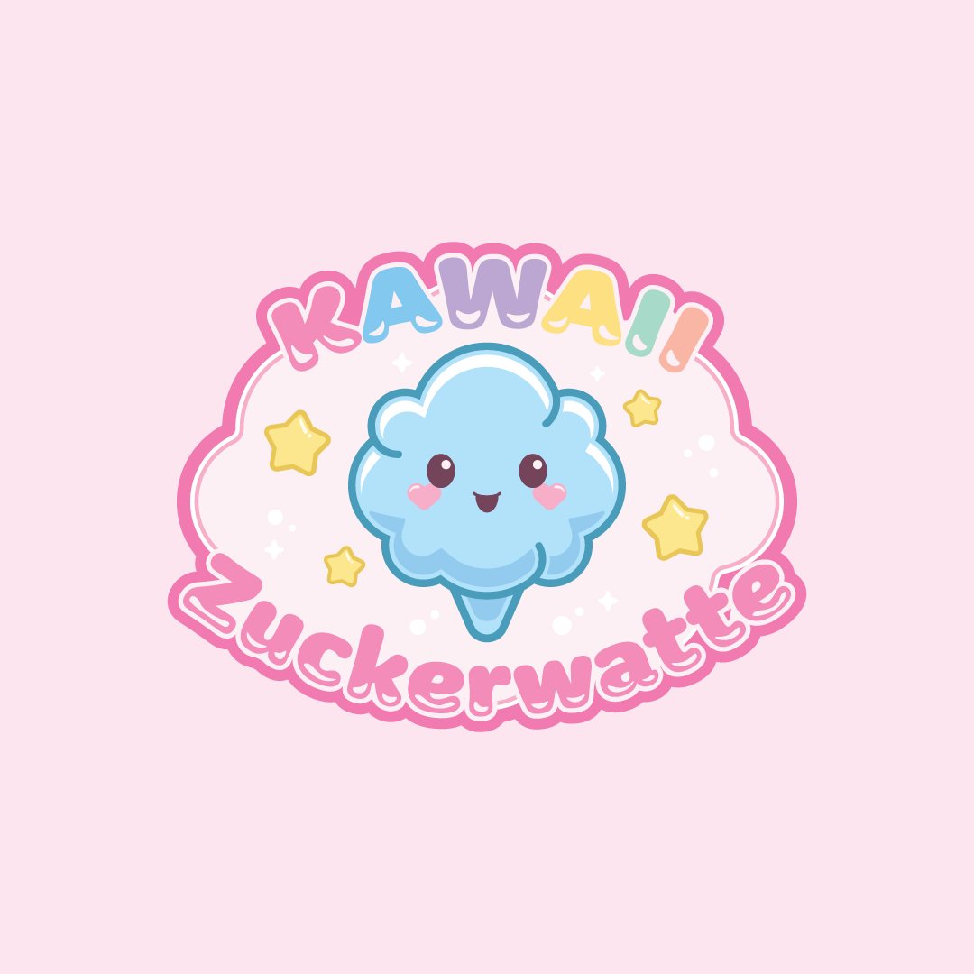 Kawaii Zuckerwatte Logo